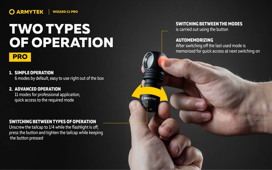 Prezent&aacute;cia čarodejn&iacute;ka C1 Pro Armytek Lamp: Slide N &deg; 11